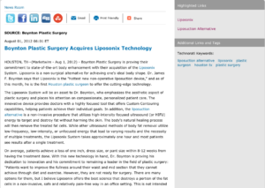 Houston Plastic Surgeon Adds Liposonix Technology to Practice plastic surgery, plastic surgeon, liposuction alternative, liposonix, houston tx