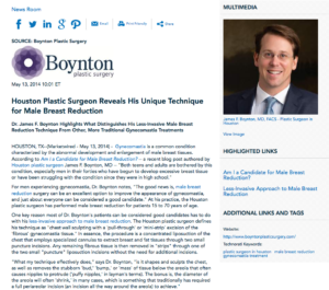 plastic surgeon in houston, gynecomastia, male breast reduction